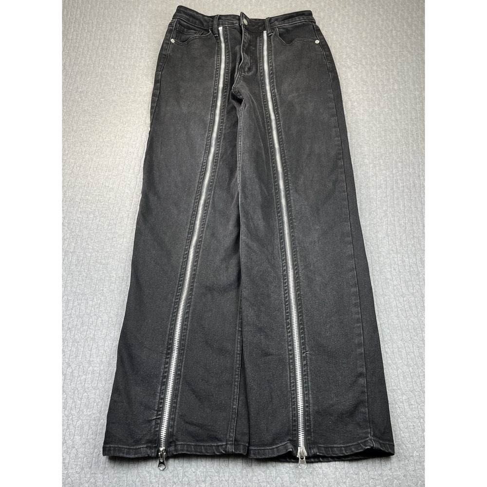 New without tags Y2K 90s baggy wide leg dress jeans Women‎ 7/26X32 High Rise hip